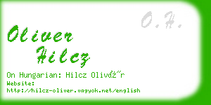 oliver hilcz business card